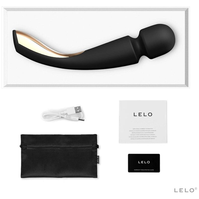 LELO – SMART MEDIUM WAND 2 MASSAGER SCHWARZ