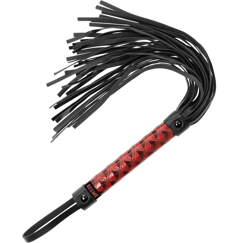 BEGME – FLOGGER IN VEGANER LEDER-ROT-EDITION