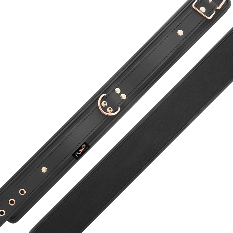 COQUETTE CHIC DESIRE – AUSGEZEICHNETE HALSKETTE AUS VEGANEM LEDER MIT ARMBAND UND NEOPRENFUTTER