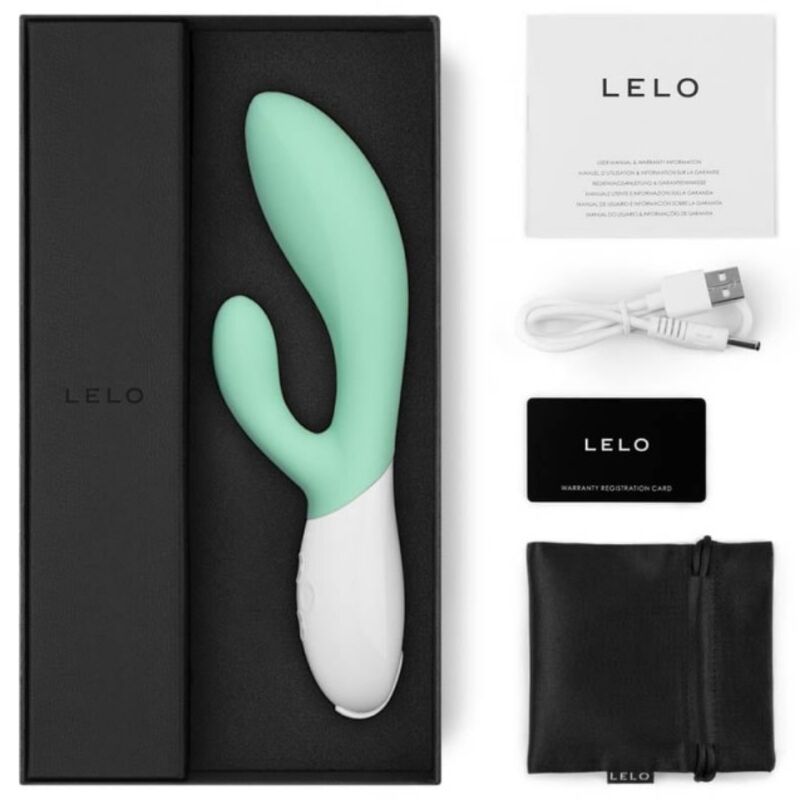 LELO - INA 3 LUXURY RABBIT GRÜNER VIBRATOR MIT ALGEN