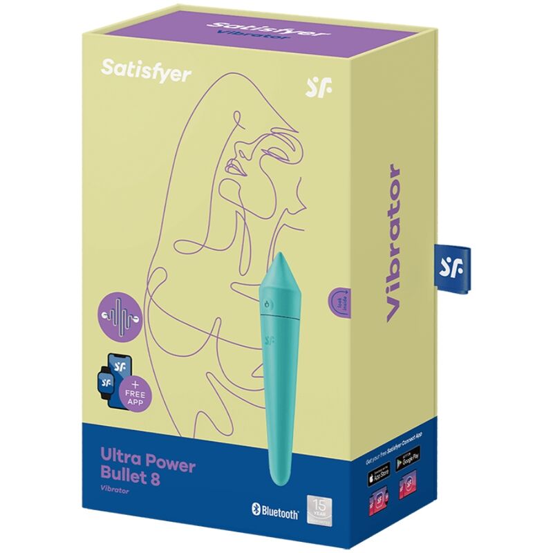 SATISFYER – ULTRA POWER BULLET 8 TÜRKIS