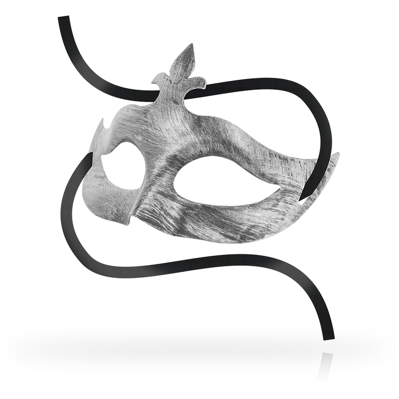 OHMAMA - MASKEN SILBERNE FLEUR DE LIS-MASKE