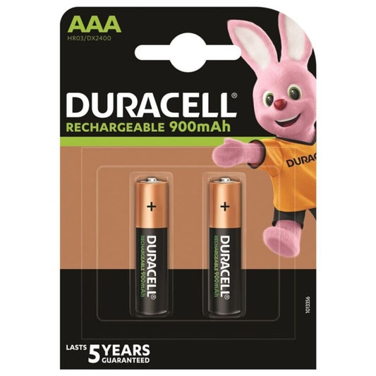 DURACELL - WIEDERAUFLADBARE BATTERIE HR03 AAA 900 mAh 2 EINHEIT?