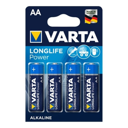 VARTA - LONGLIFE POWER AA LR6 ALKALINE BATTERIE 4 EINHEIT