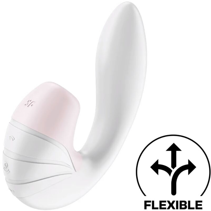 SATISFYER – SUPERNOVA LUFTPULSSTIMULATOR UND VIBRATION WEISS