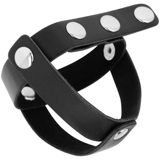 OHMAMA FETISH BALLKÄFIG AUS LEDER