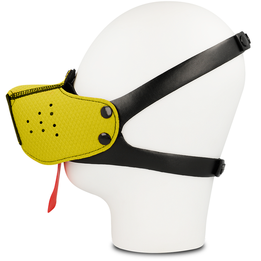 OHMAMA FETISH HUNDEMAulkorb – GELB