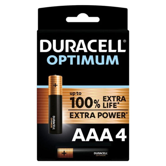 DURACELL - OPTIMUM 200 AAA LR03 ALKALINE BATTERIE 4 EINHEIT?