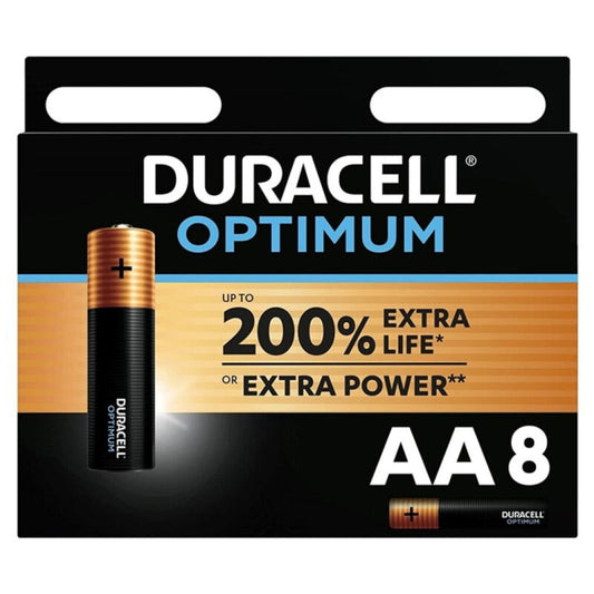 DURACELL - OPTIMUM 200 AA LR6 ALKALINE BATTERIE 8 EINHEIT?