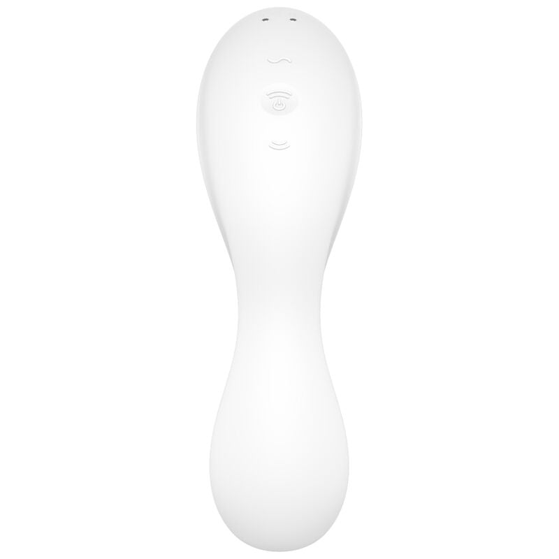 SATISFYER – CURVY TRINITY 5 WHITE STIMULATOR- UND VIBRATOR-ANWENDUNG