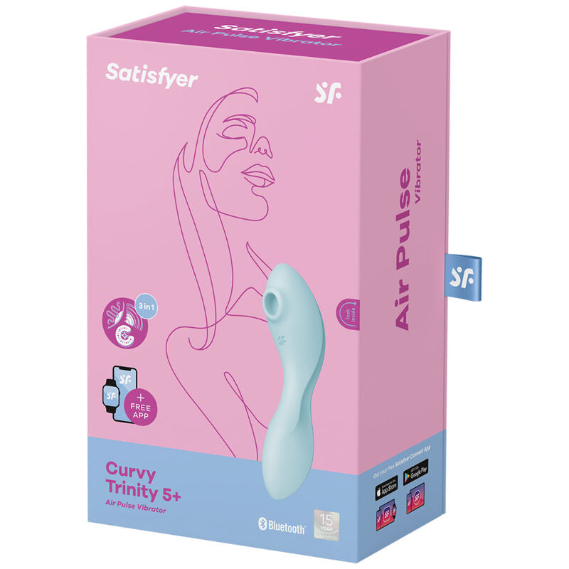SATISFYER – CURVY TRINITY 5 WHITE STIMULATOR- UND VIBRATOR-ANWENDUNG