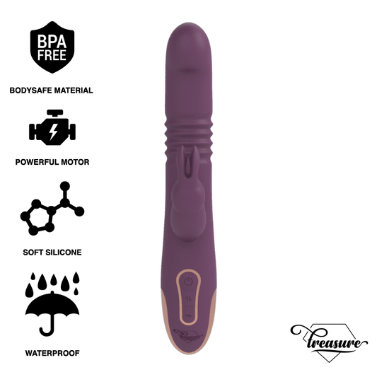 TREASURE – BASTIAN RABBIT UP & DOWN, ROTATOR UND VIBRATOR, KOMPATIBEL MIT WATCHME DRAHTLOSER TECHNOLOGIE