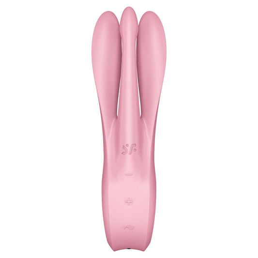 SATISFYER - VIBRATEUR THREESOME 1 ROSE
