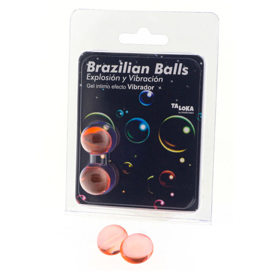 TALOKA – 2 BRASILIANISCHE BÄLLE, AUFREGENDES GEL MIT VIBRATIONSEFFEKT