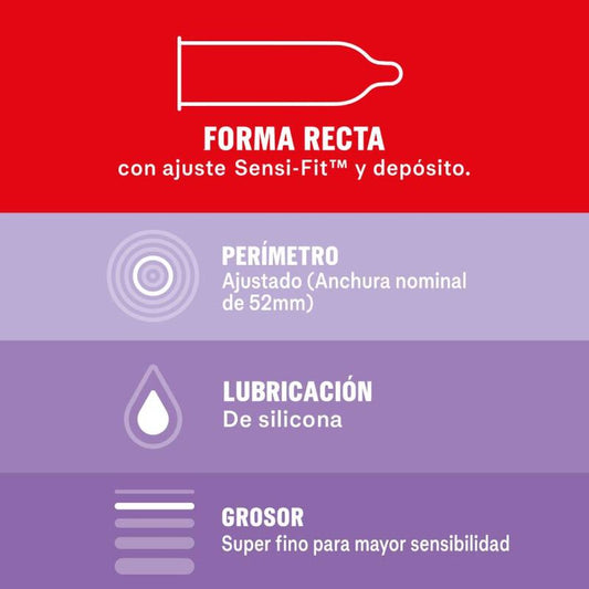 DUREX – EMPFINDLICHER KONTAKT, INSGESAMT 12 EINHEITEN