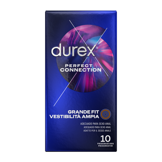 DUREX – PERFECT CONNECTION SILIKON EXTRA SCHMIERUNG 10 EINHEITEN
