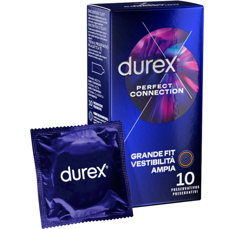 DUREX – PERFECT CONNECTION SILIKON EXTRA SCHMIERUNG 10 EINHEITEN