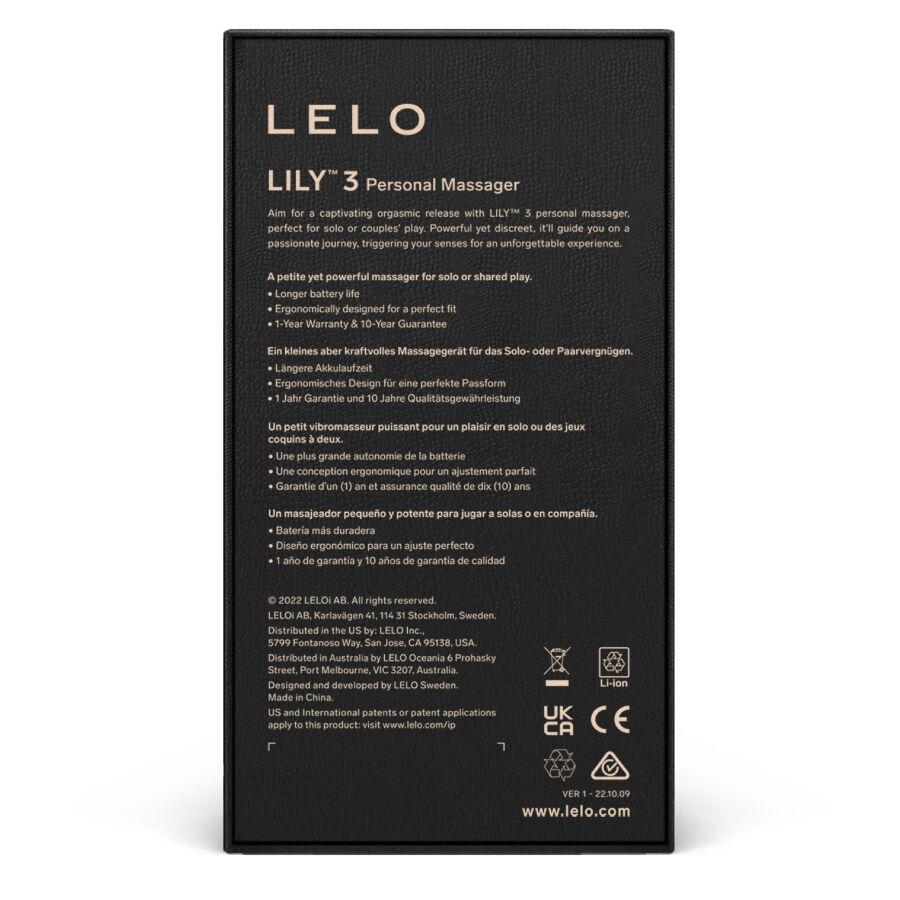 LELO – LILY 3 PERSÖNLICHES MASSAGER – POLARGRÜN
