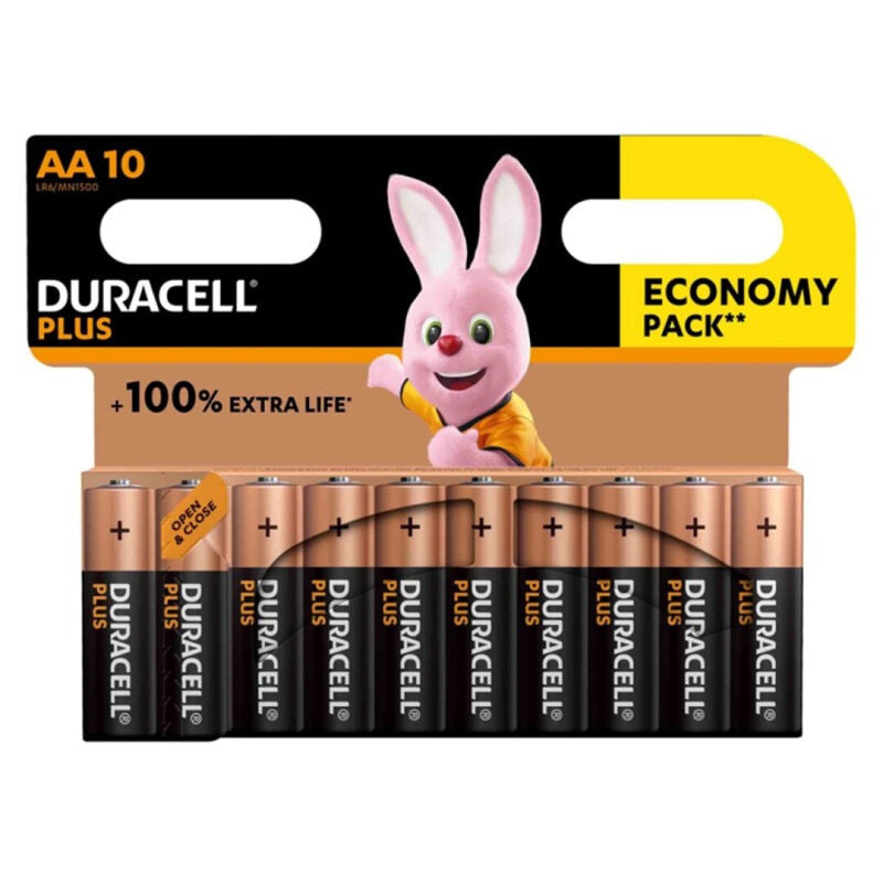 DURACELL - PLUS POWER ALKALINE BATTERIE 100 AA LR6 10 EINHEIT?