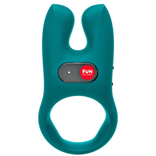 FUN FACTORY - ANNEAU PÉNIEN VIBRANT NOS BLEU MER PROFONDE