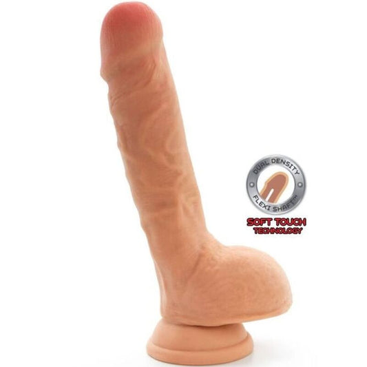 WERDEN SIE ECHT - DOPPELDICHTE DILDO 18 CM HAUTKUGELN