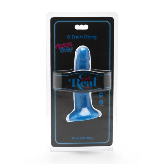 WERDEN SIE REAL - HAPPY DICKS DONG 12 CM BLAU