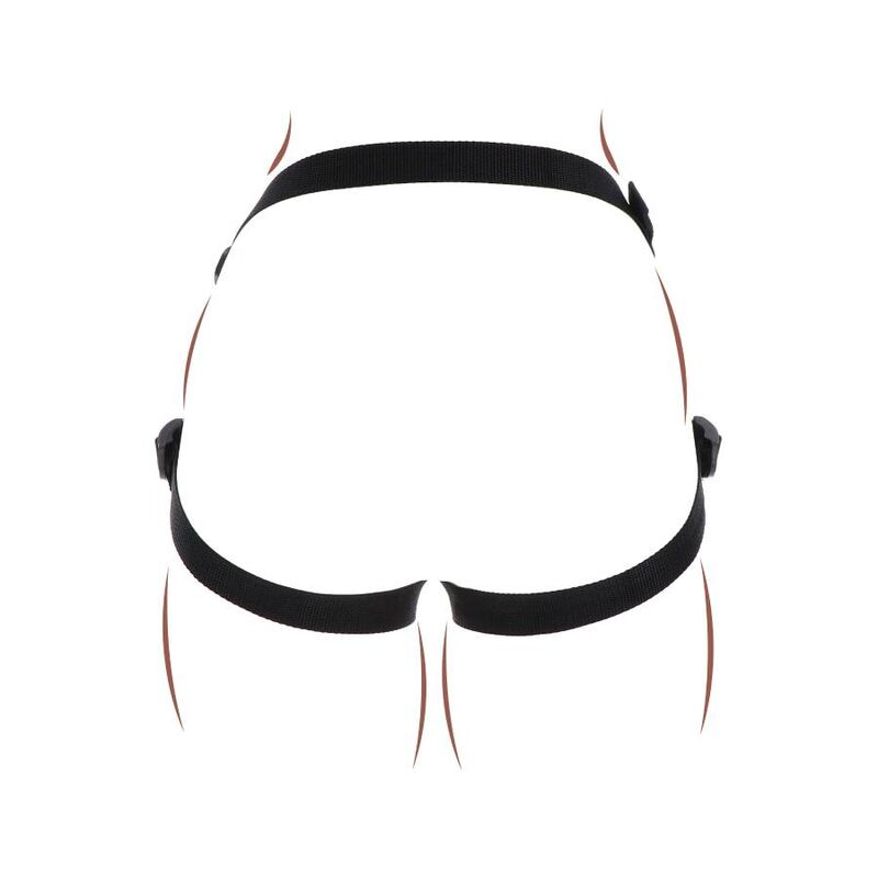 GET REAL - HARNAIS EN DENTELLE STRAP-ON VIOLET