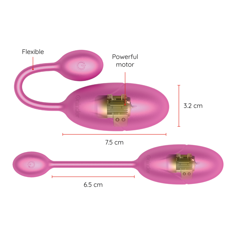 ONINDER - TOKYO ROSA VIBRATIONSEI 7,5 X 3,2 CM KOSTENLOSE ANWENDUNG