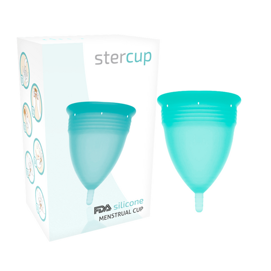 STERCUP – AQUAMARINE FDA SILIKON MENSTRUALCUP – GRÖSSE S