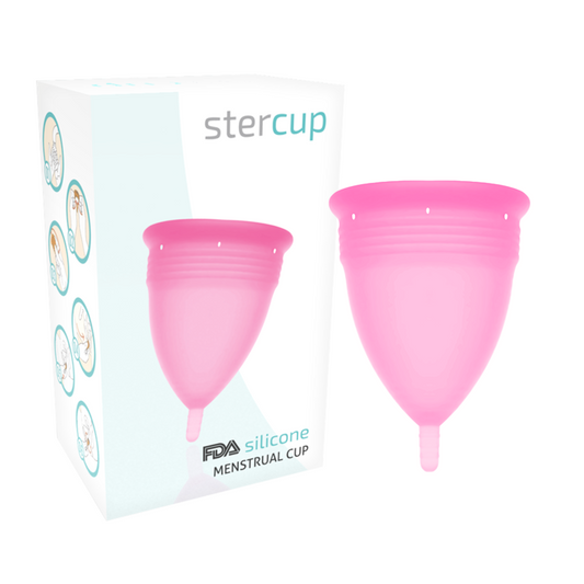 STERCUP – ROSA FDA-MENSTRUALCUP AUS SILIKON – GRÖSSE L