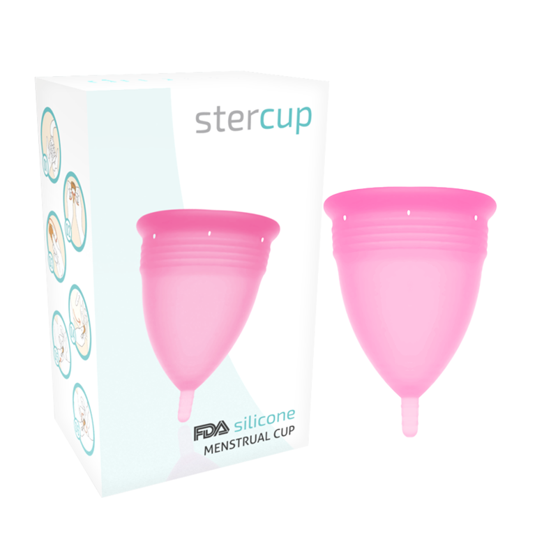 STERCUP – ROSA FDA-MENSTRUALCUP AUS SILIKON – GRÖSSE S