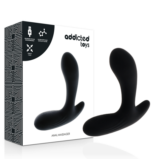 ADDICTED TOYS – SCHWARZES VIBRATIONS-ANALMASSAGER