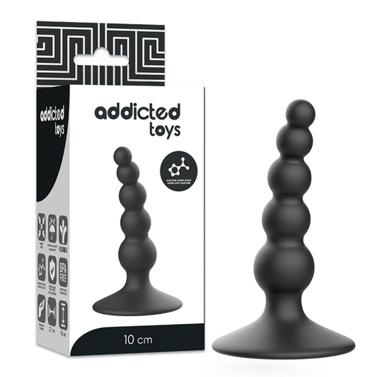 ADDICTED TOYS - ANAL SEX PLUG 10 CM SCHWARZ