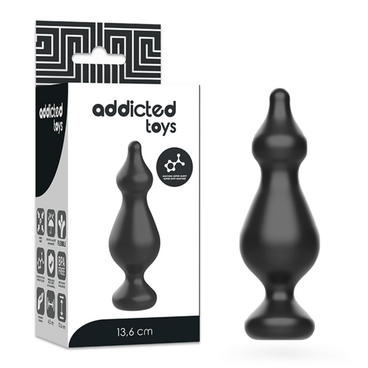 ADDICTED TOYS - ANAL SEX PLUG 13,6 CM SCHWARZ