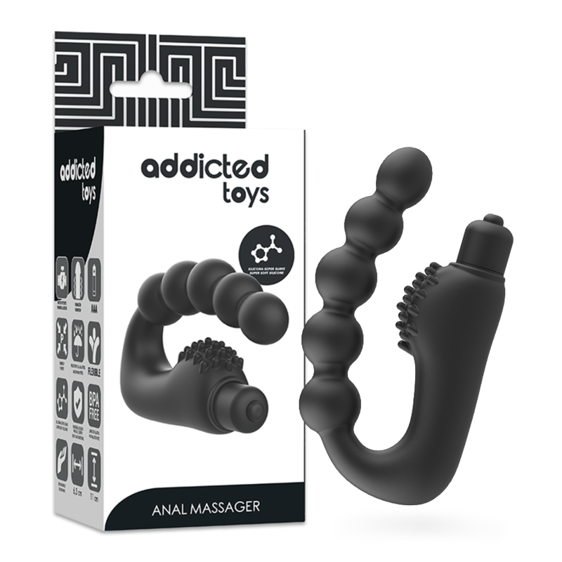 ADDICTED TOYS – PROSTATISCHES ANALMASSAGER MIT VIBRATION