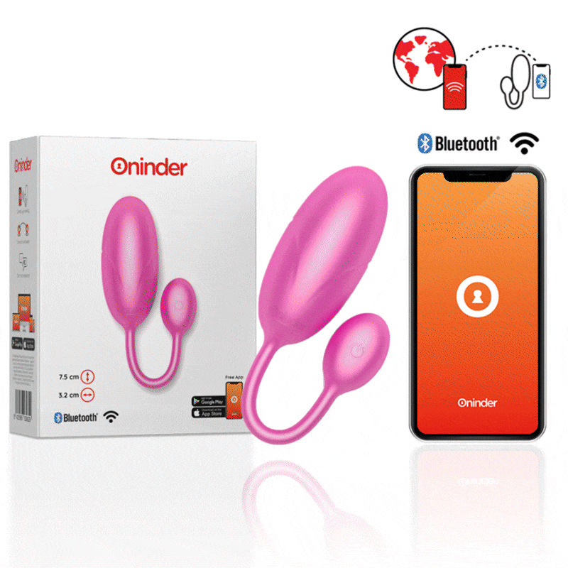 ONINDER - TOKYO ROSA VIBRATIONSEI 7,5 X 3,2 CM KOSTENLOSE ANWENDUNG