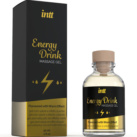 INTT MASSAGE & ORAL SEX – MASSAGEGEL MIT AROMATISIERTEM ENERGY-CA-DRINK UND ERWÄRMUNGSEFFEKT