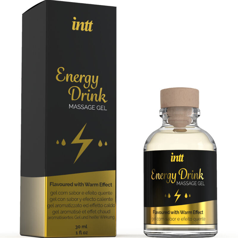 INTT MASSAGE & ORAL SEX – MASSAGEGEL MIT AROMATISIERTEM ENERGY-CA-DRINK UND ERWÄRMUNGSEFFEKT