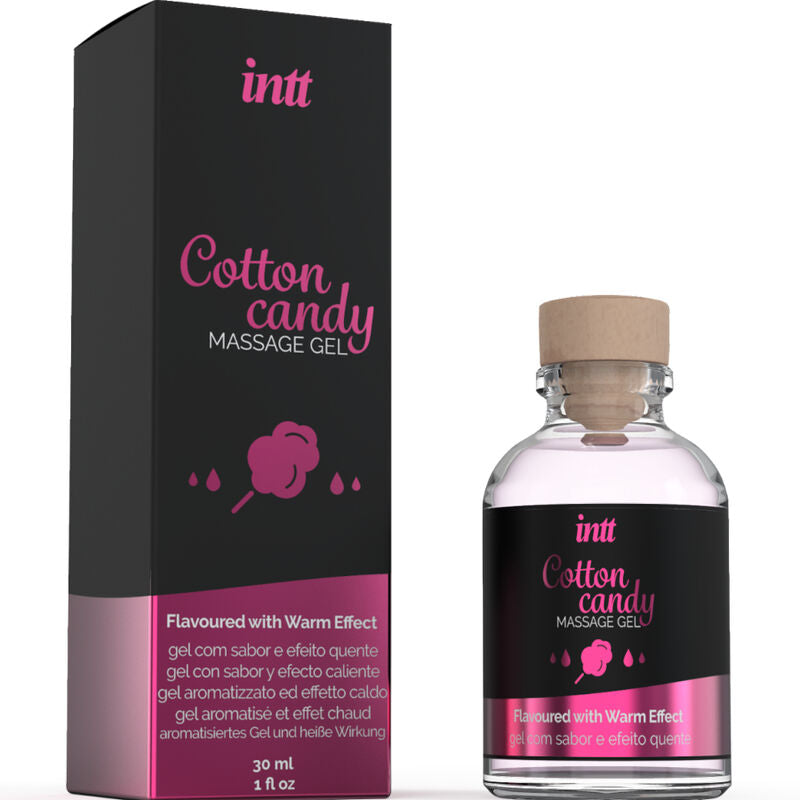INTT MASSAGE & ORAL SEX – MASSAGEGEL MIT COTTON-BABY-BABY-GESCHMACK UND WÄRMEEFFEKT