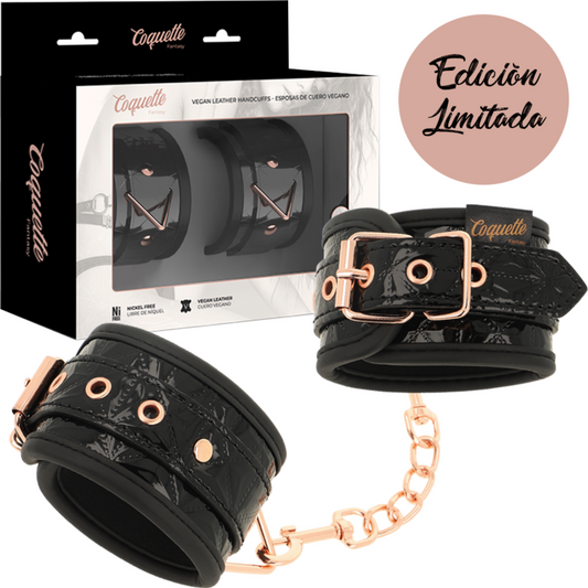COQUETTE CHIC DESIRE – HANDSCHELLEN DER BLACK EDITION MIT NEOPRENFUTTER