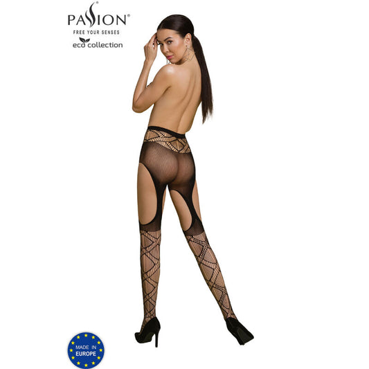 PASSION - BODYSTOCKING ECO COLLECTION ECO S005 SCHWARZ
