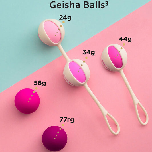 G-VIBE – SET 5 ROSA GEISHA-BÄLLE3