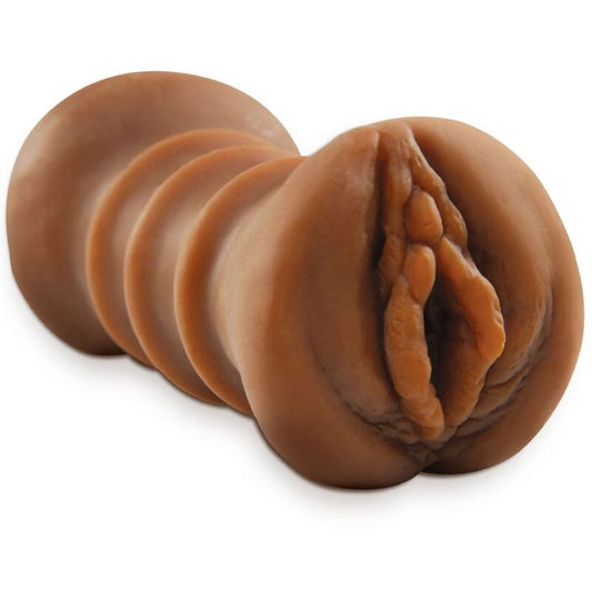 FETISH FANTASY EXTREME – REALISTISCHER DOPPELTER EINGANGS-VAGINA- UND ANO-MASTURBATOR, BRAUN