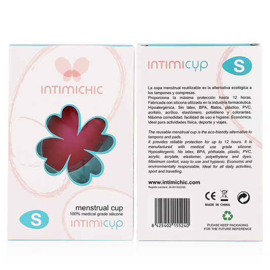 INTIMICHIC - COUPE MENSTRUELLE EN SILICONE MÉDICALE - TAILLE L