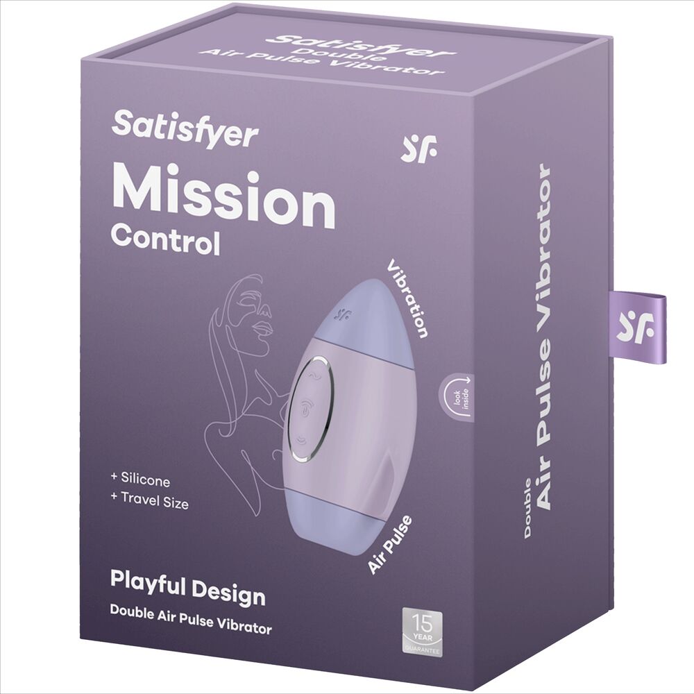 SATISFYER – MISSION CONTROL KLEINER LILA DOPPELPULSVIBRATOR