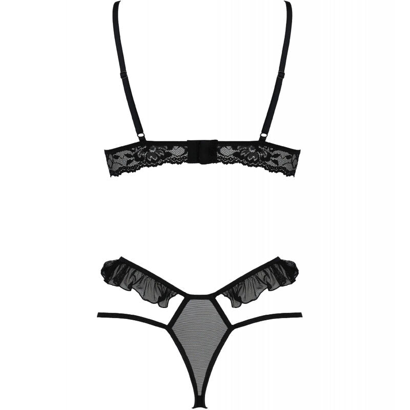 PASSION – ZWEITEILIGES DOLLY-SET SCHWARZ S/M