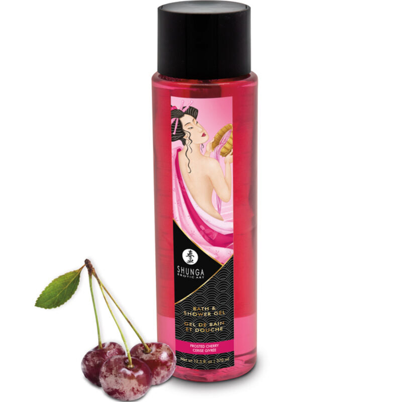 SHUNGA – FROSTED CHERRY BADE- UND DUSCHGEL 370 ML
