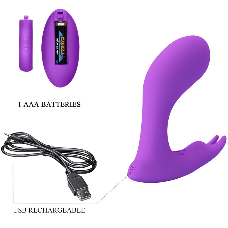 PRETTY LOVE - IDABELLE VIOLET VIBRATIONS- UND PULSATIONSFERNBEDIENUNG