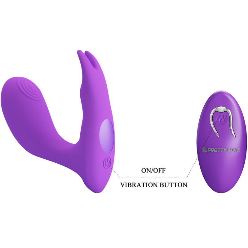 PRETTY LOVE - IDABELLE VIOLET VIBRATIONS- UND PULSATIONSFERNBEDIENUNG