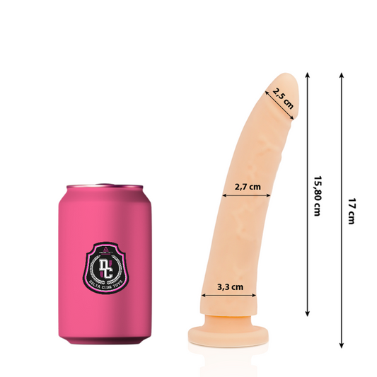 DELTA CLUB - MEDIZINISCHES DILDOSPIELZEUG AUS NATÜRLICHEM SILIKON 17 CM -O- 3 CM